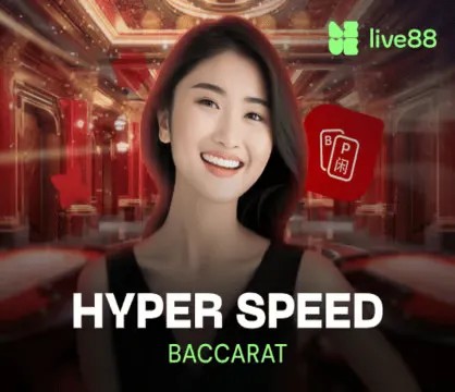 Interfața jocului Hyper Speed Baccarat de la Onetouch, disponibil pe NV Casino Online